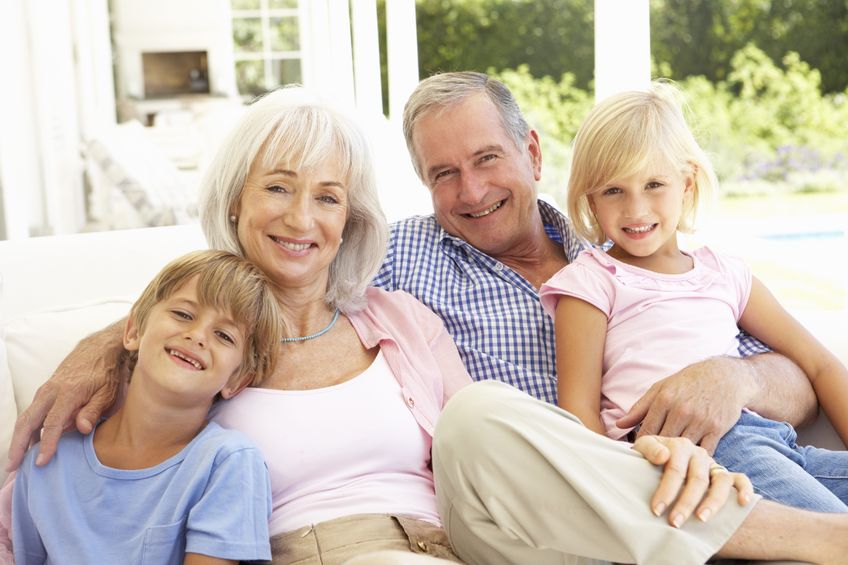 creating a trust for family: grandparents with grandson and granddaughter.